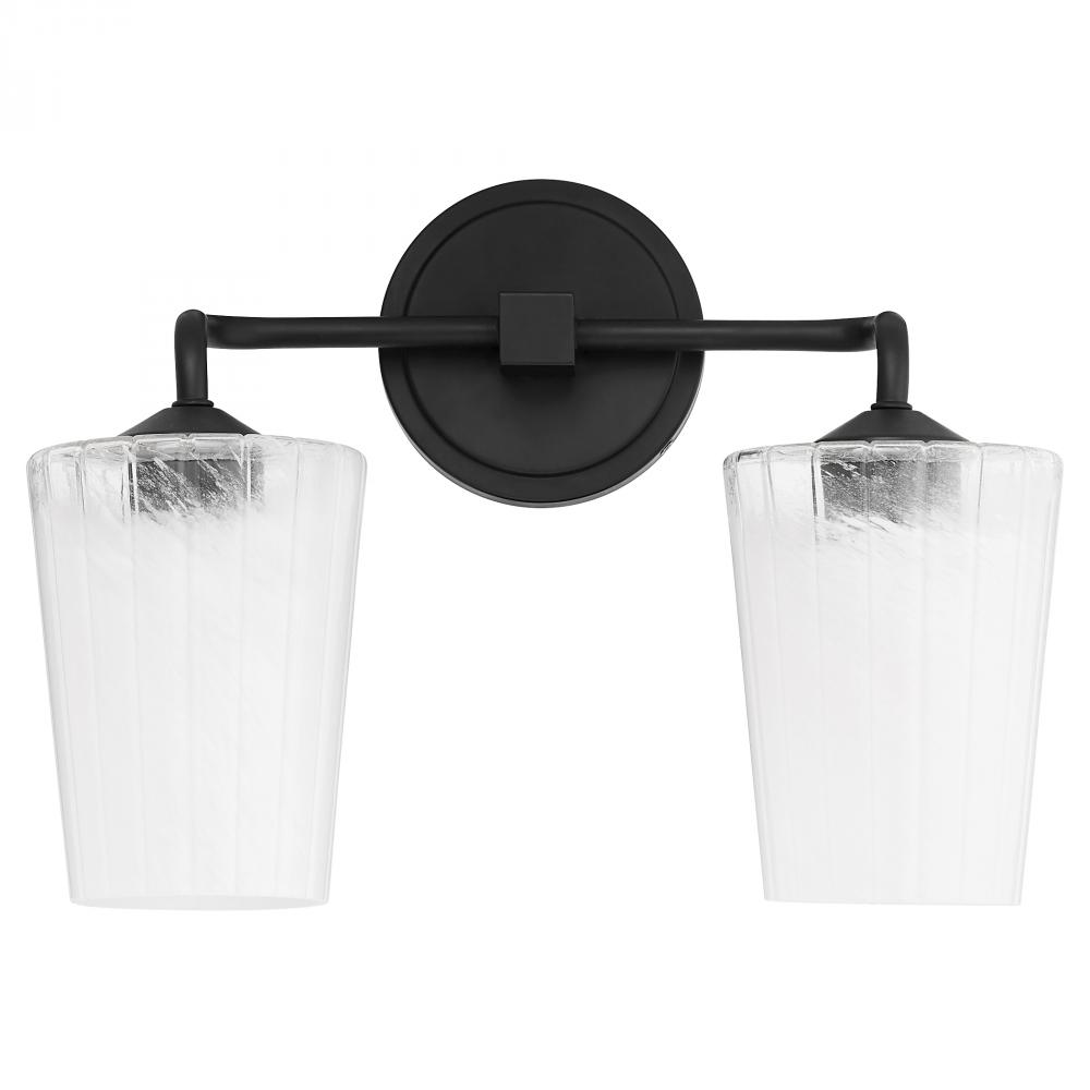 Providence 2 Light Vanity, Matte Black