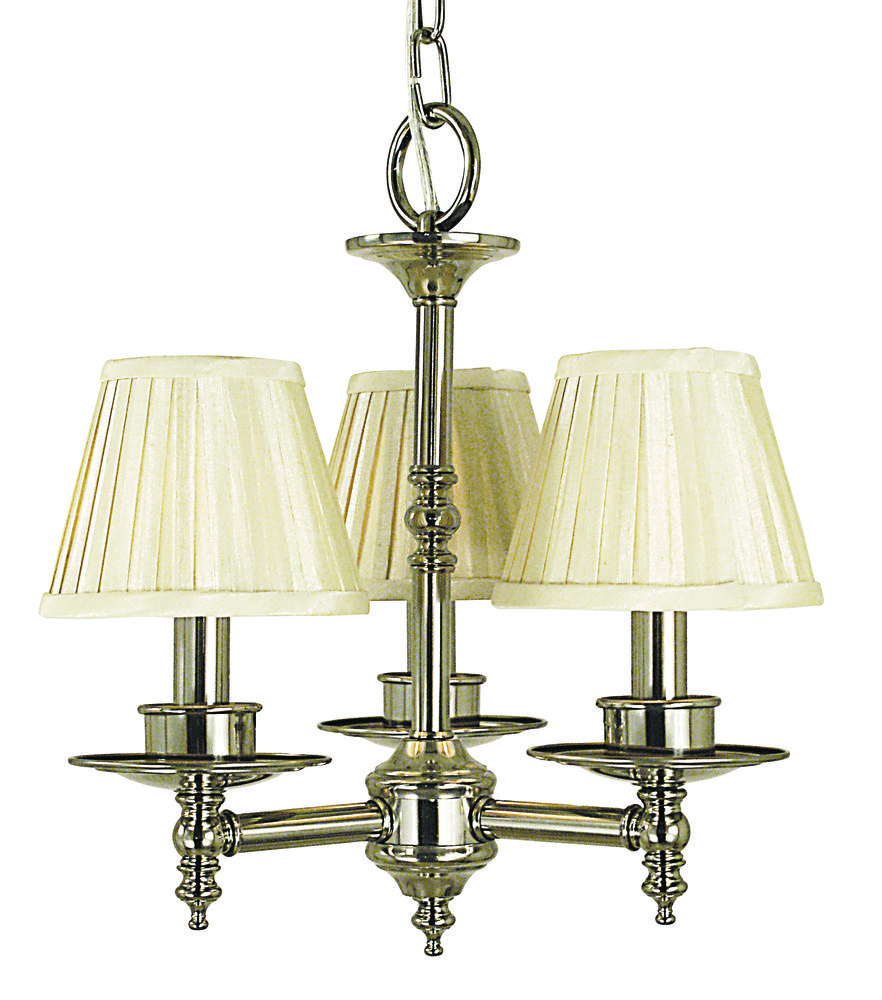 3-Light Siena Bronze Sheraton Mini Chandelier