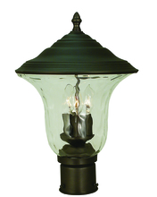 Framburg 1227 SBR - 3-Light Siena Bronze Hartford Exterior Post Mount