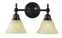 Framburg 2432 PN/AM - 2-Light Polished Nickel Taylor Sconce