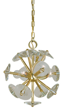 Framburg 4814 PN - 4-Light Polished Nickel Apogee Mini Chandelier