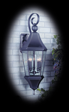 Framburg 8744 IRON/R - 5-Light Iron Normandy Exterior Wall Mount