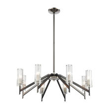 ELK Home 55075/8 - Aspire 8-Light Chandelier in Black Nickel with Ribbed Crystal