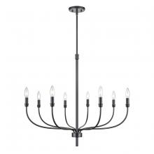 ELK Home 81517/8 - Newland 34'' Wide 8-Light Chandelier - Matte Black