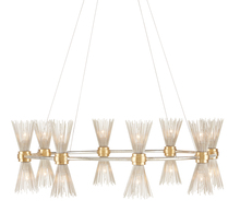 Currey 9000-0842 - Novatude Gold & Silver Chandelier