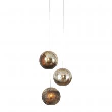 Currey 9000-1013 - Pathos 3-Light Round Multi-Drop Pendant