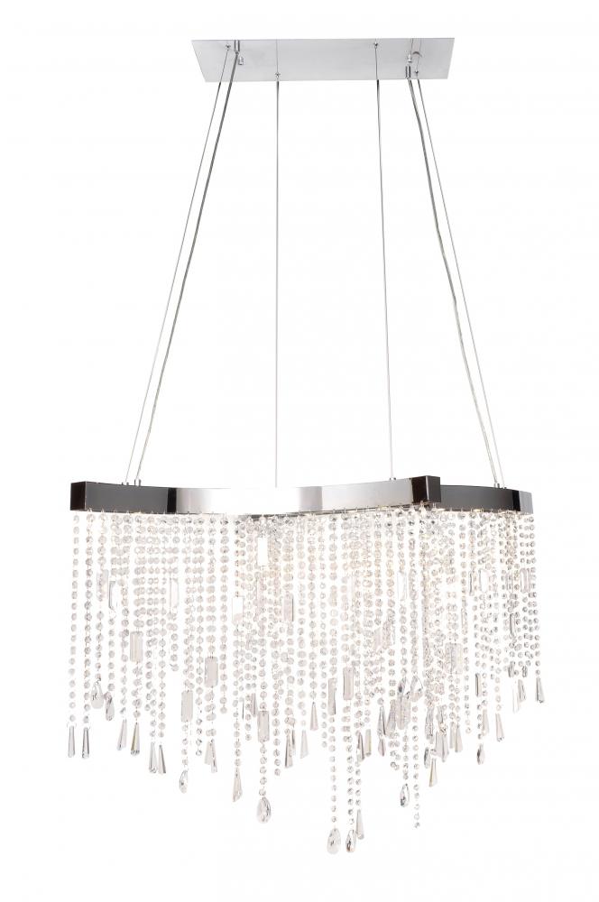 Crystal Sensation LED-Single Pendant