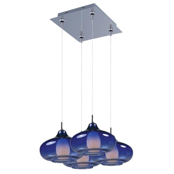 Graduating 4-Light RapidJack Pendant and Canopy